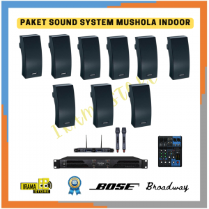 Paket Sound System Mushola Indoor Speaker Bose - 150M2